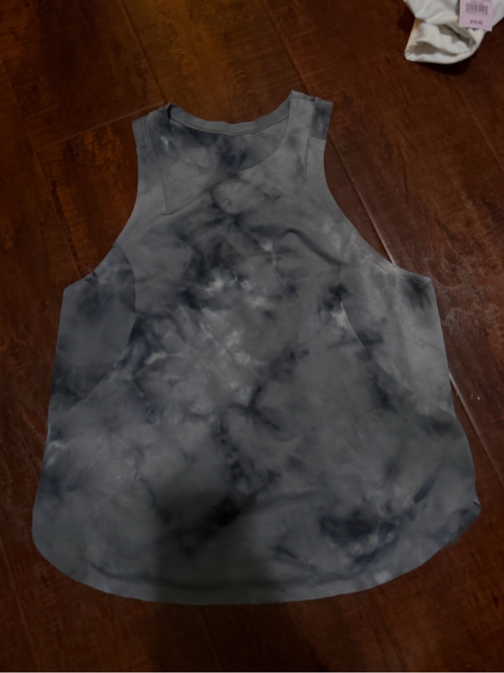 lululemon athletica Gray Tie-Dye Muscle Tank